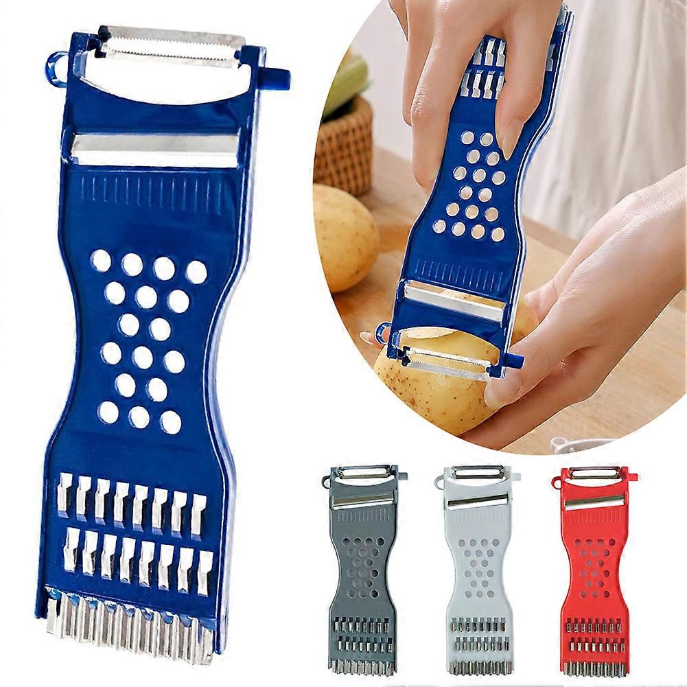 Multi-Purpose Grater Slicers Stainless Steel Dual Head Grater Vegetables Cutter Kitchen Fruits Peeler