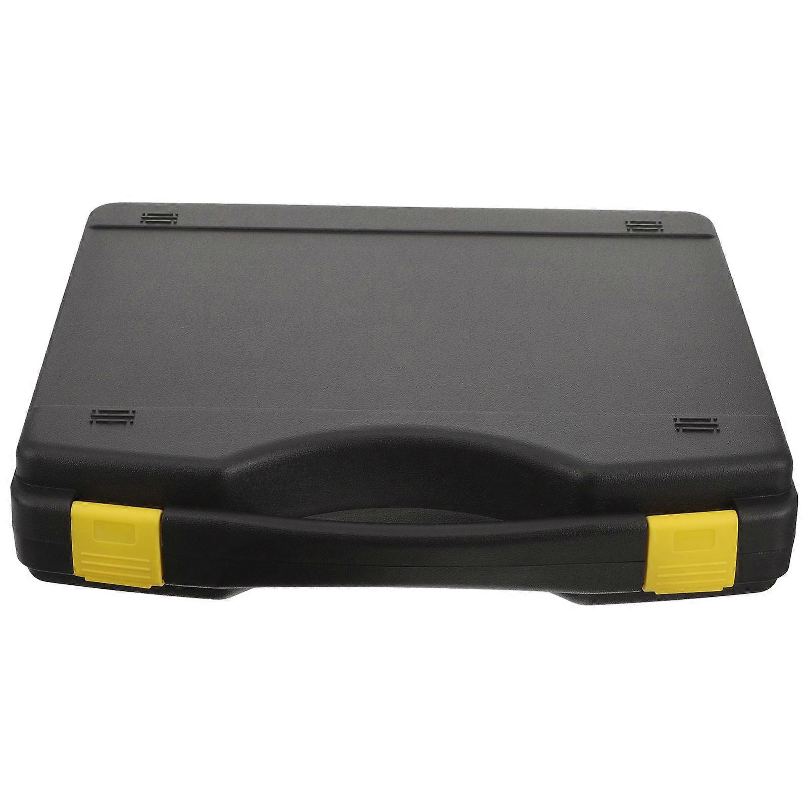 Heavy Duty Portable Plastic Tool Box with Handle, Dustproof & Shockproof Storage Case for Small Items, Secure Locking Design, High Rigidity Multi