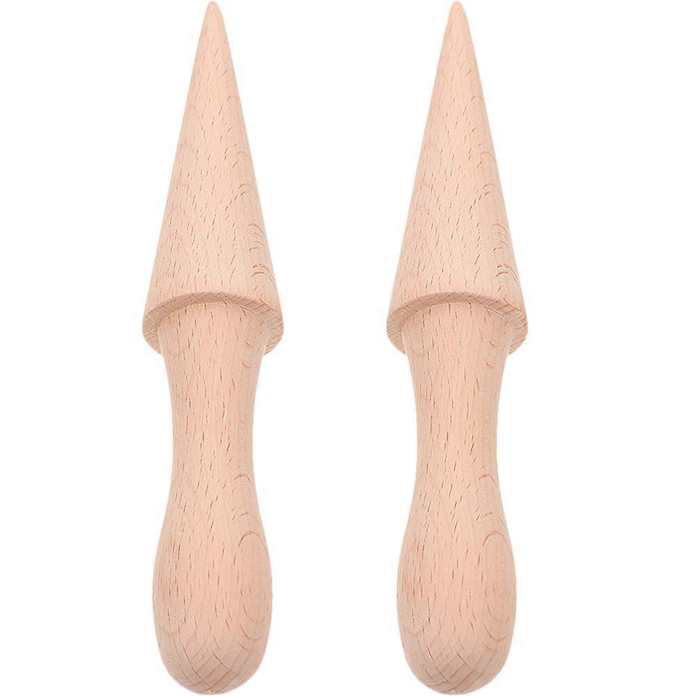 Ice Cream Molds 2Pack Reusable Cone Rollers For Home Use Light Yellow 21x4x4cm Ice Cream Shaping