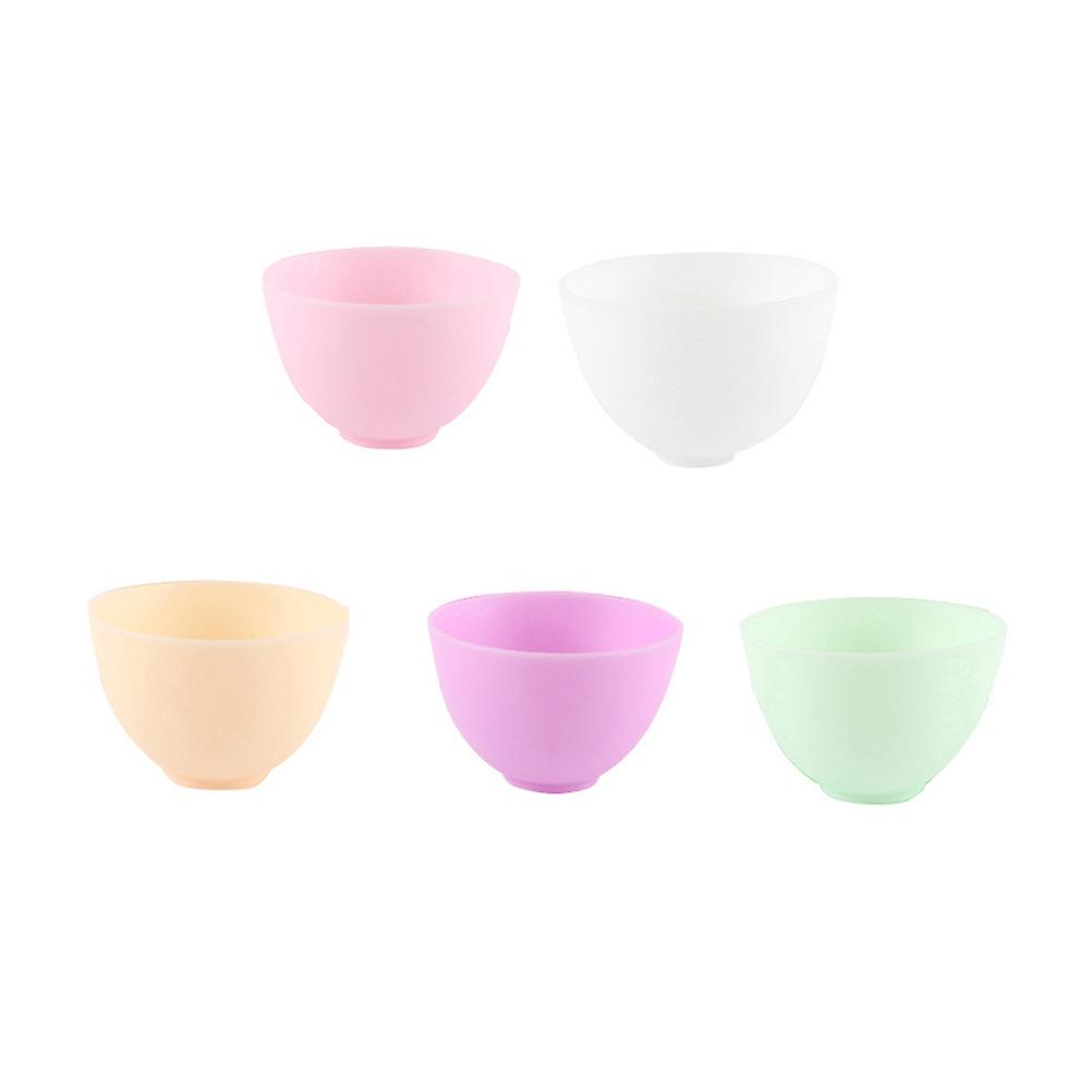 Yellow Silicone Bowl for Storage and Seasoning 12.5x8CM Microwave Safe Odorless AntiDrop Flexible Kitchen Tool