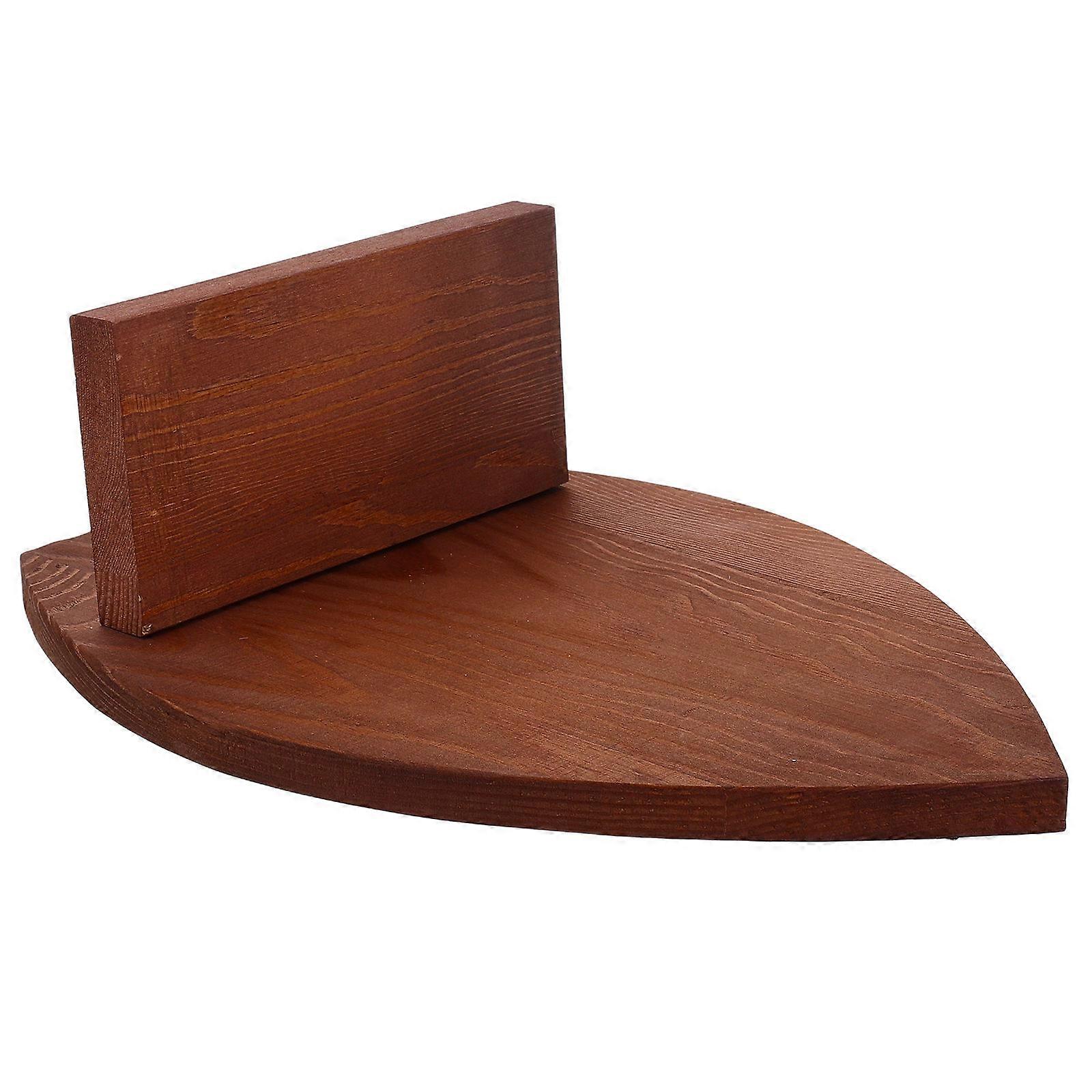 Wooden Wall Shelves for Home Decor and Storage Coffee Color Sturdy Floating Shelf 17.7x5.9x3.1 Inches