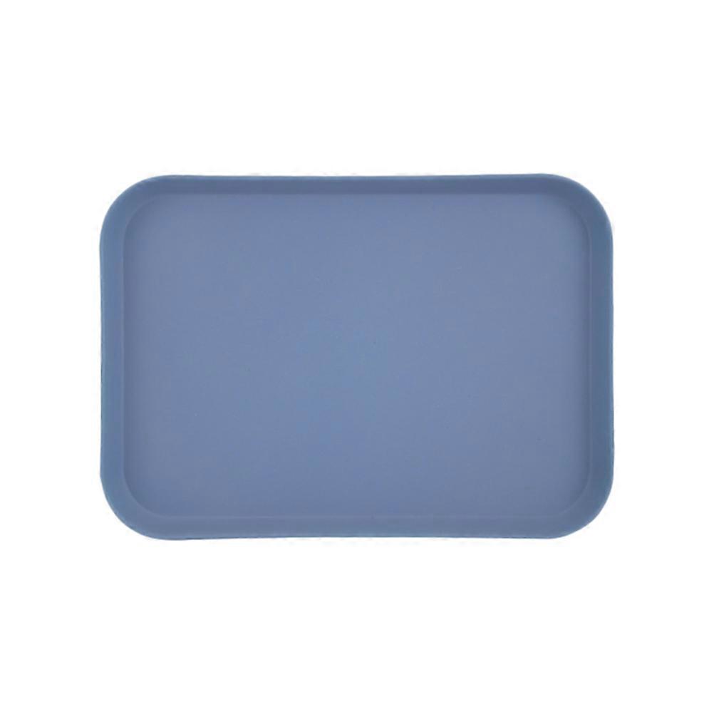 Fiber Tray for Home Safe Bamboo Material Perfect for Snacks Desserts and Fruits Small Size Blue
