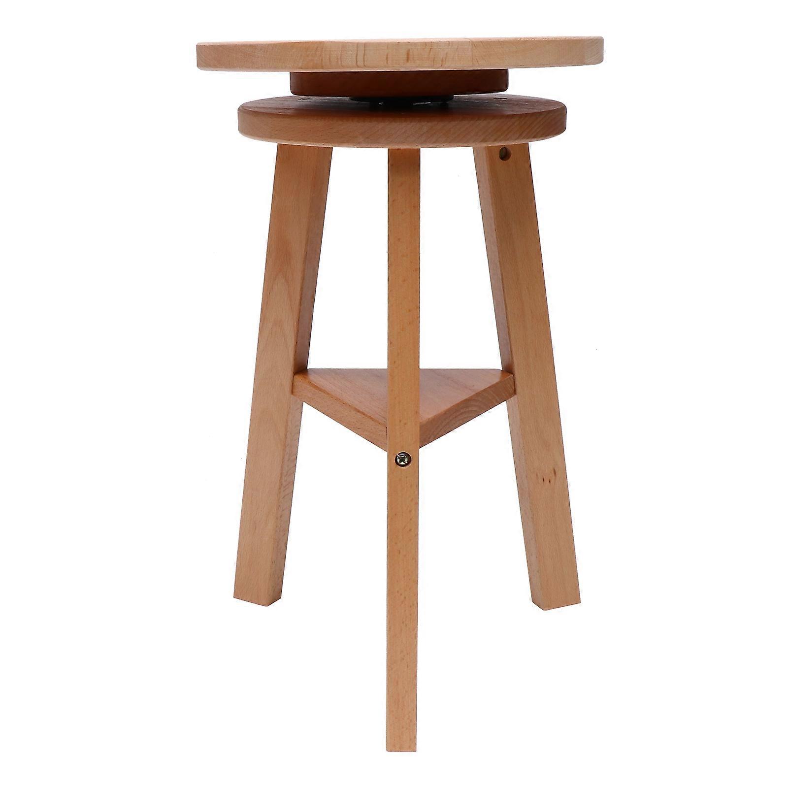 Quality Wooden Lifting Art Stool 1 Set Multi-Functional Design For 23.6X11.8X11.8in Light Brown