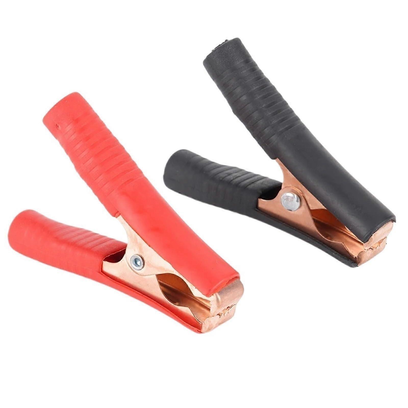 1 pair 100A Electrical Crocodile Clips Car Battery Clamps for Test Probe Crocodile Clip Connection Electrical DIY Tools