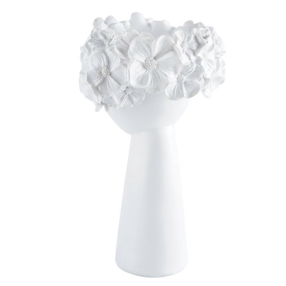 雕塑设计花盆现代北欧花园装饰可爱人头造型 28.00X18.00X8.00CM 装饰花盆 1 件