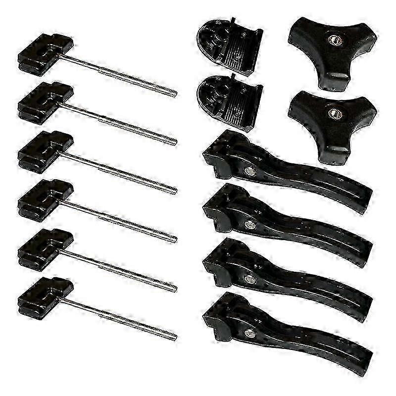 Replacement Kit for Hard Tri-Fold Tonneau Cover of Pickup Truck Cargo with Fixing Components