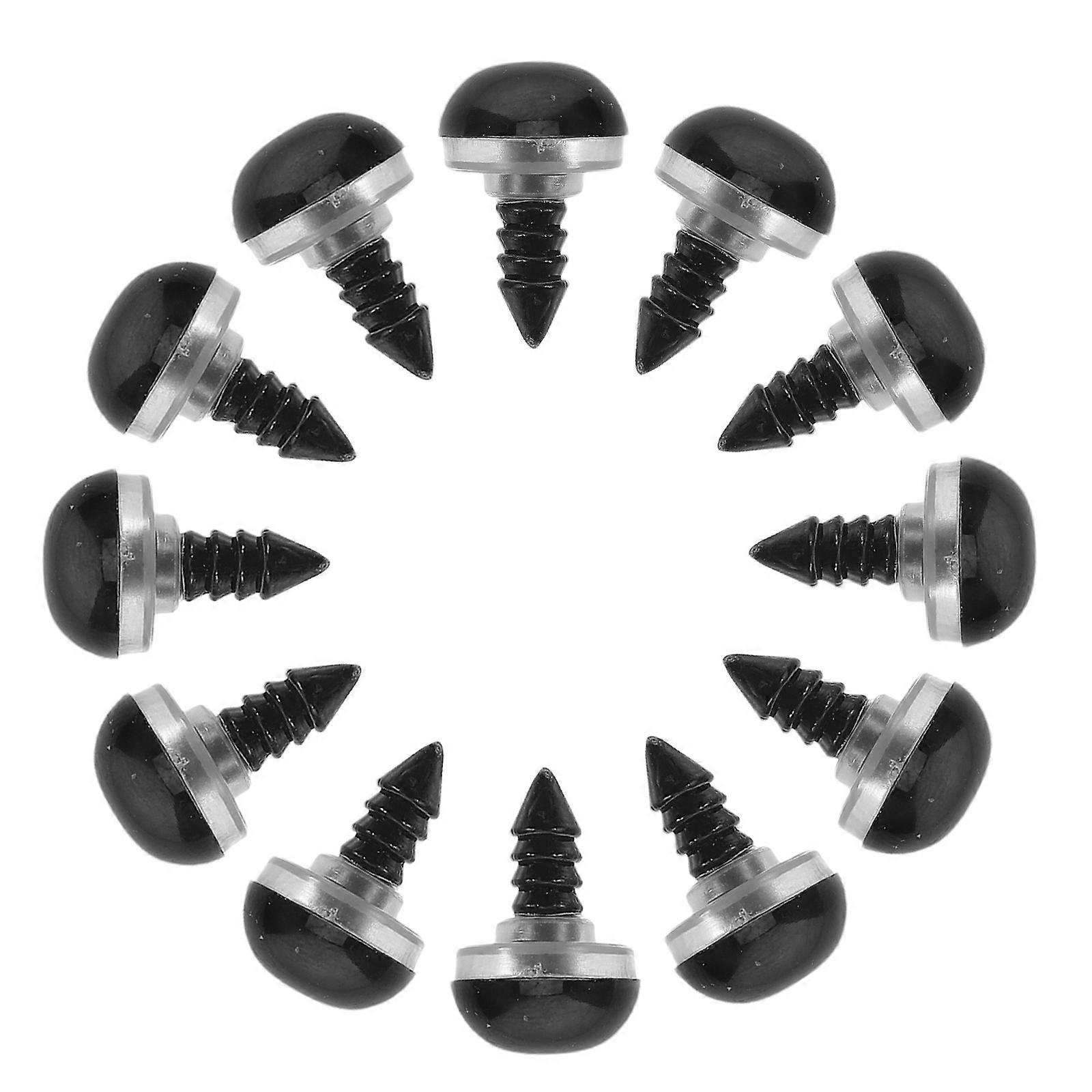 Plastic Doll Craft Eye 100Pcs Black Featuring Enhanced Realism for Craft Use