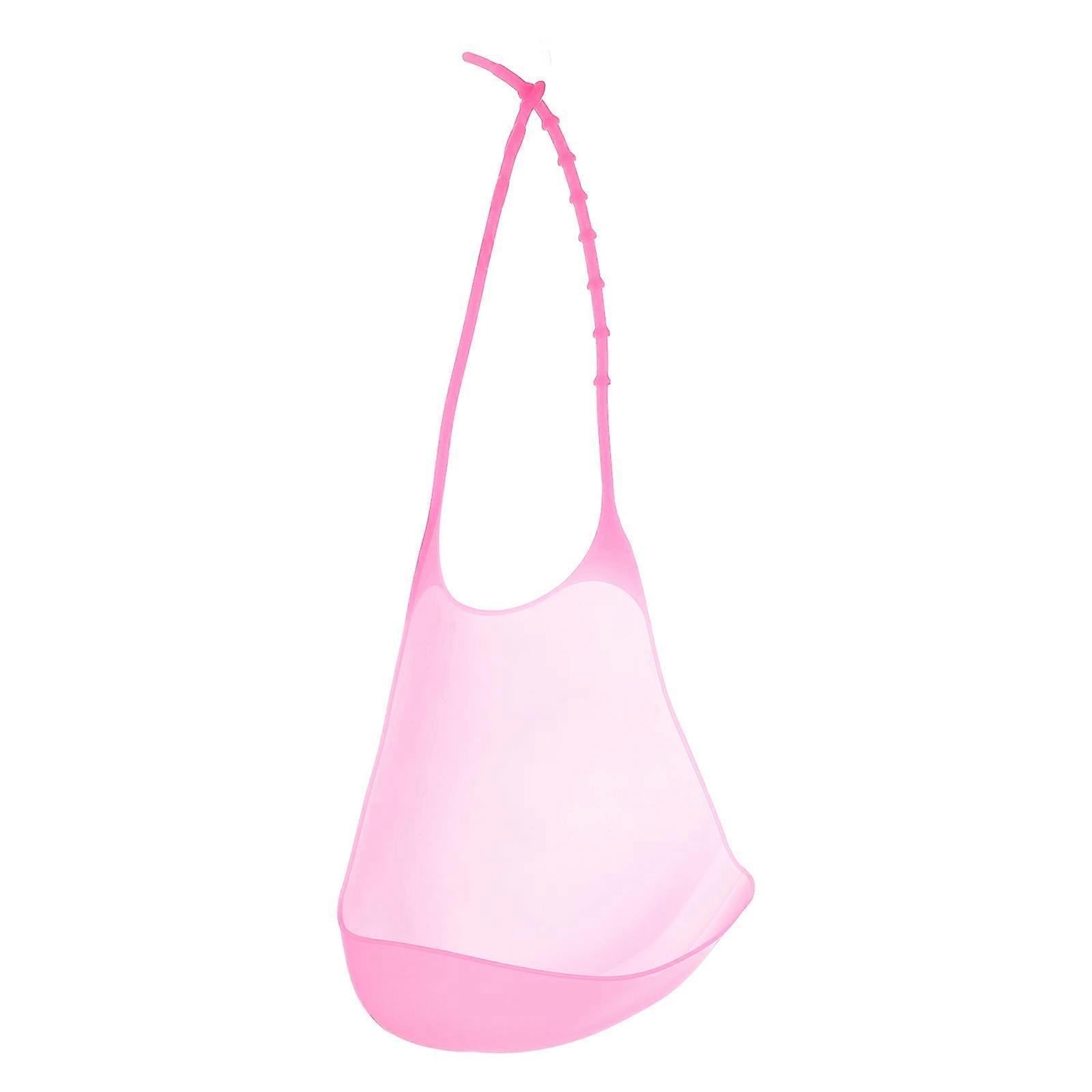 1Pc Waterproof Adult Eating Apron Practical Silicone Feeding Bib