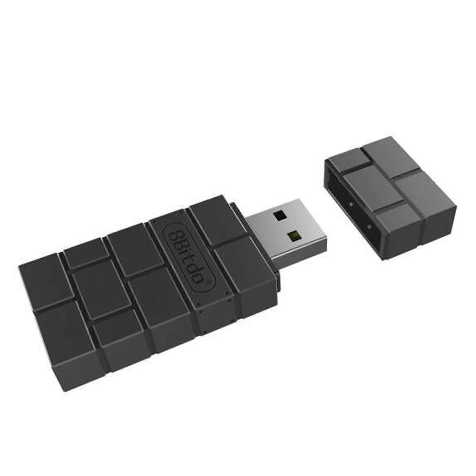 8BitDo USB Wireless Adapter 2 for PS4/PS5/Switch Pro - One-Button Connection & Vibration