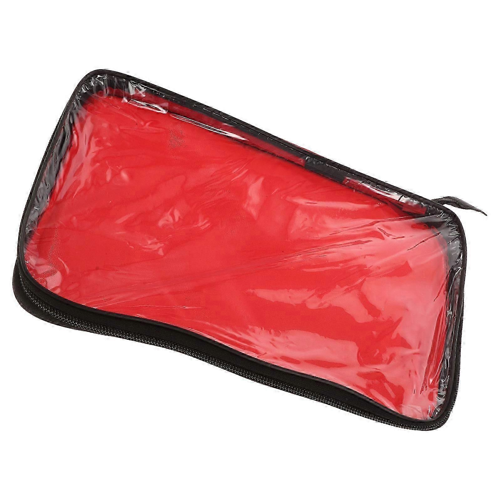 Table Tennis Paddle Case Cover Protective Storage For 2 Paddles And Balls PP Material Rectangular Shape 1Pcs