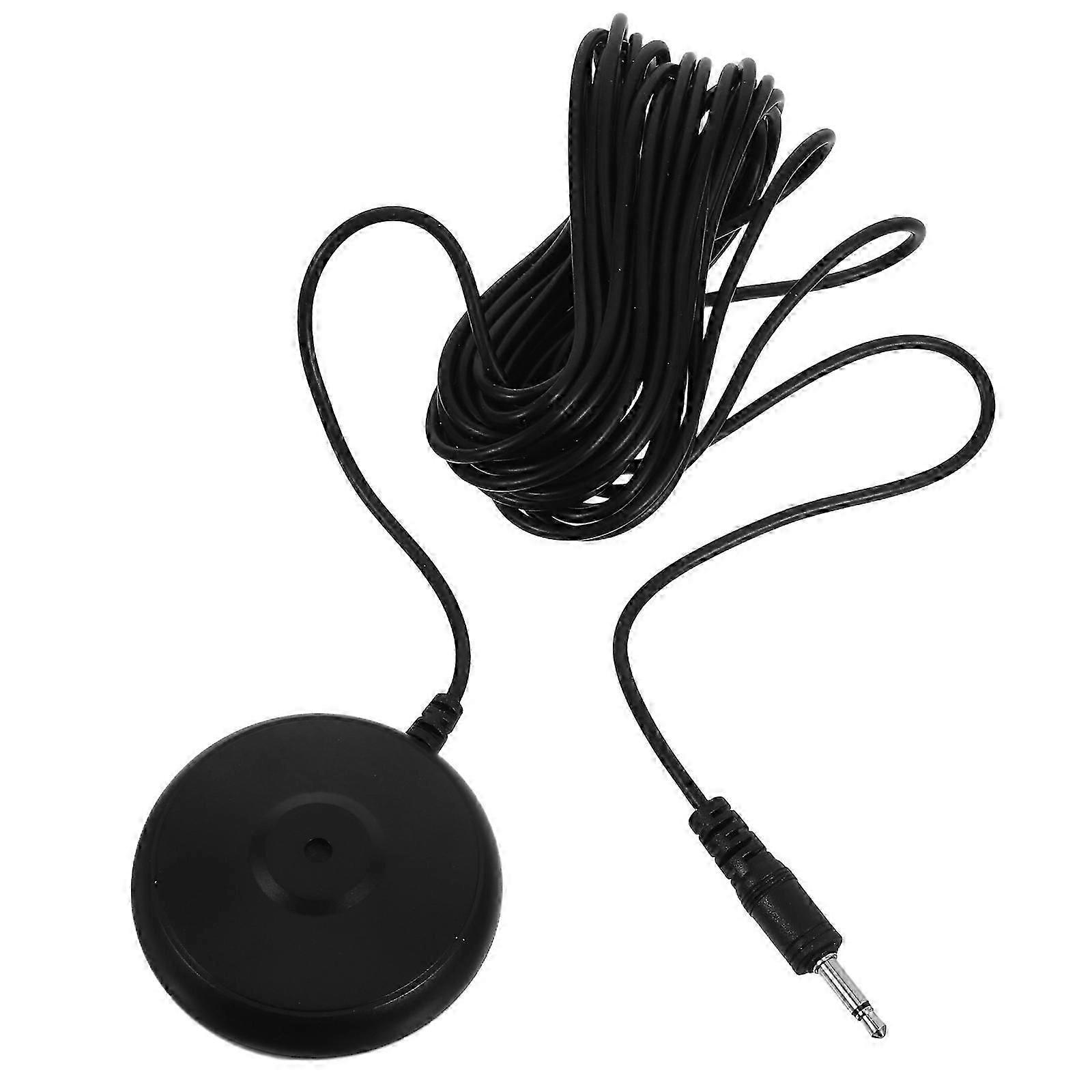 Calibration Microphone For Sound Tuning Voice Amplifier Microphone Black Metal Plastic Design For Small Meeting Room Users