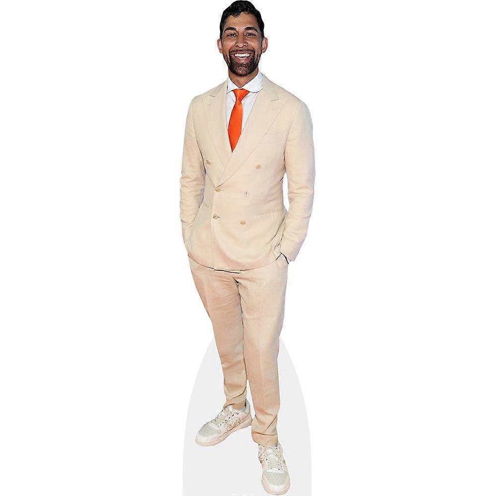 Dharminder Mann (Cream Suit) Cardboard Cutout (lifesize OR mini size). Standee. Stand Up.
