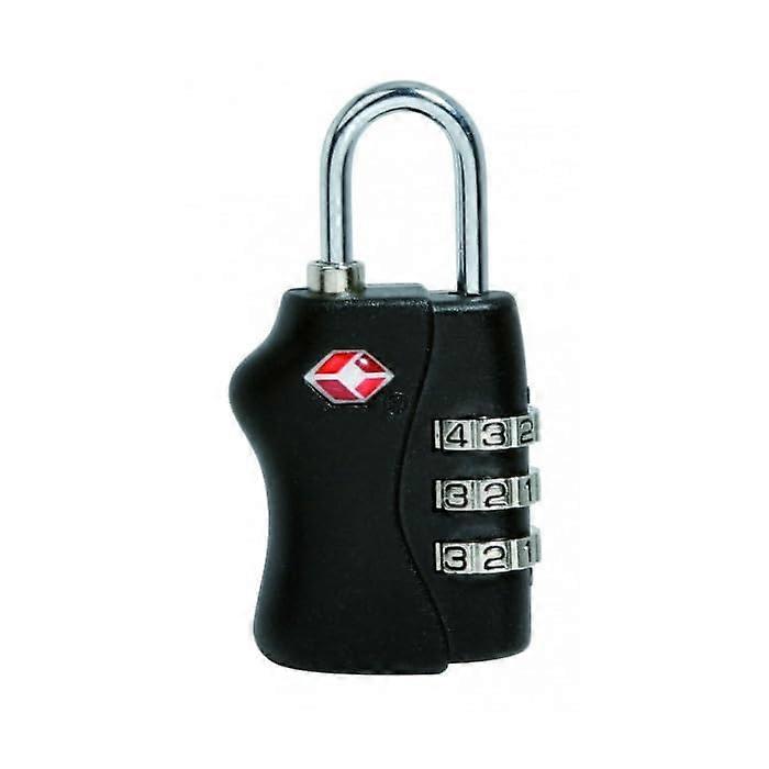 CADENAS COMBINAISON TSA NOIR Travel Lock with 3-Digit Code, Durable Design, Secure Luggage Lock for Suitcases