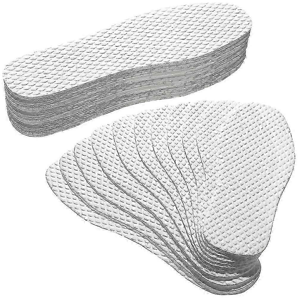 20 Pairs of Breathable Non-Slip Shoe Insoles - Comfortable Thin Inserts for Foot