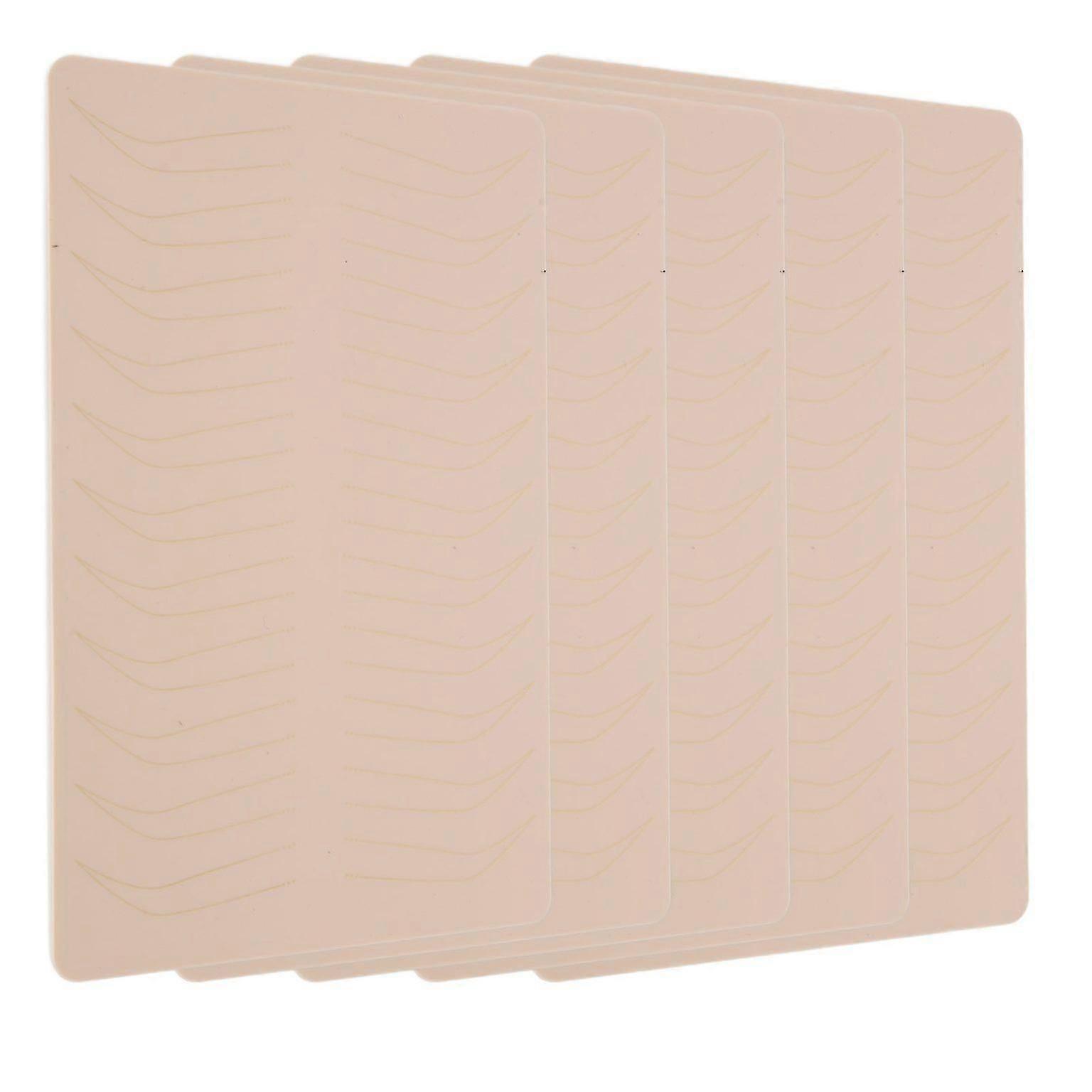 Pcs Double-Sided Eyebrow Tattoo Practice Skin - 1.5mm Thick for Brow Practice