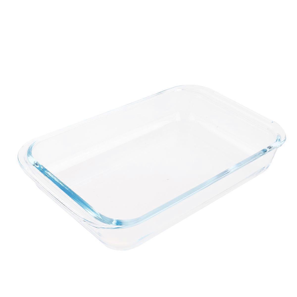 Durable Glass Pet Litter Box for Potty Training Easy to Clean and Carry Transparent Medium Size