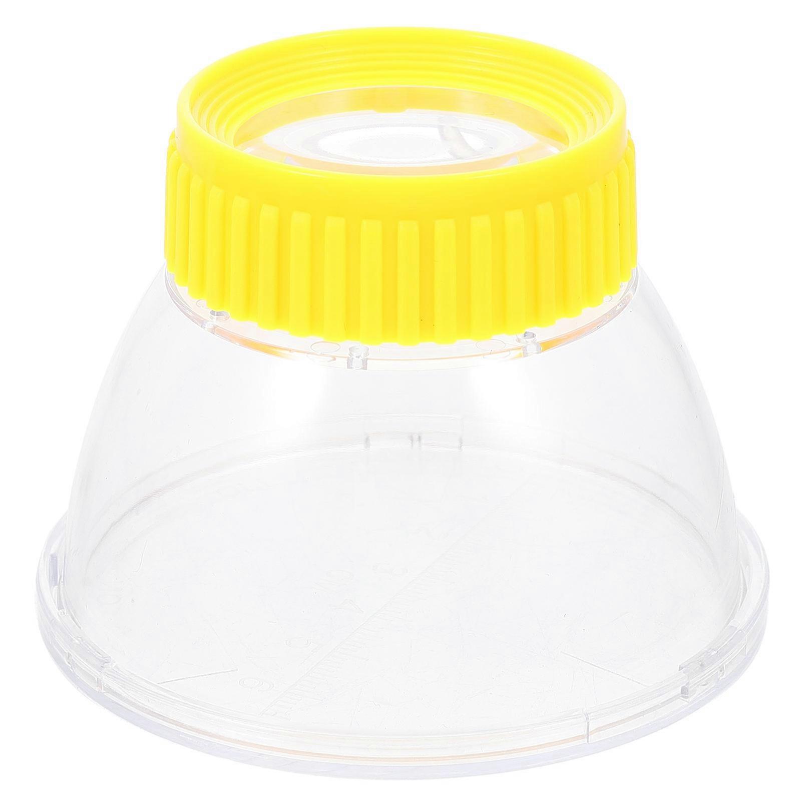 Insect Observation Box with Magnifying Glass, Breathable Viewing Cage for Indoor Outdoor Bug Collection and Breeding, Easy Clean Smooth Surface
