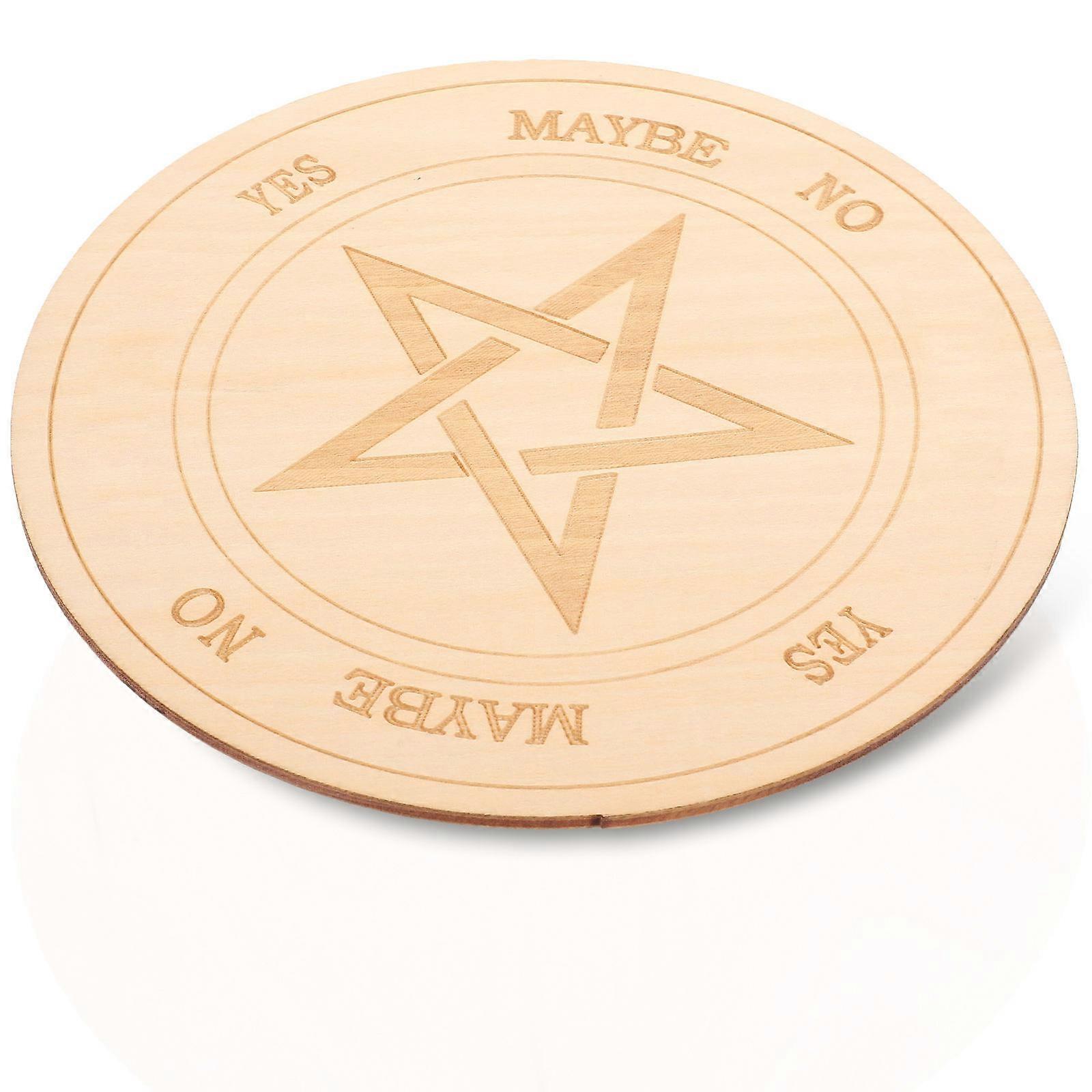 Universal Symbol Form Information Board Wooden Decoration for 1 Piece