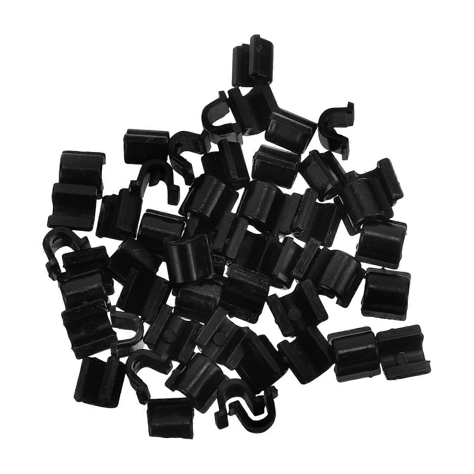 50pcs Durable Hair Rope Base Settings with Buckle Soft, Portable Hair Ties for Women's Daily Use and Creative Styling