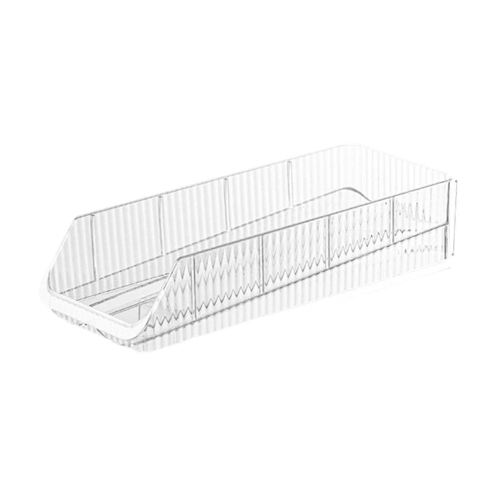 Egg Holder For Refrigerator, Automatic Rolling Egg Container, Clear Plastic, Fits Standard Egg Sizes