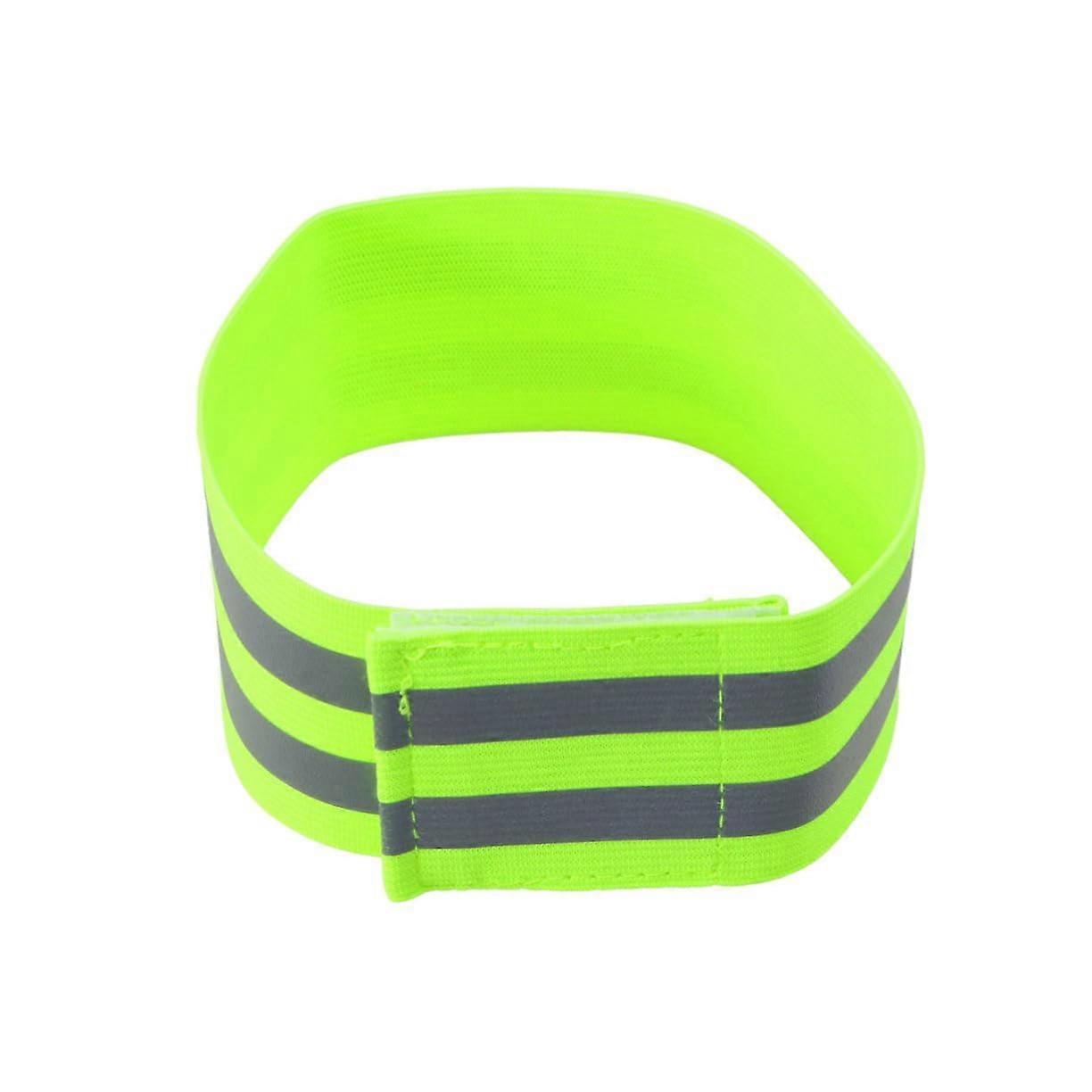 Reflective Tape Pack of 4, High Visibility Elastic Strips for Cycling, Running, Walking - Durable Lightweight Safety Gear