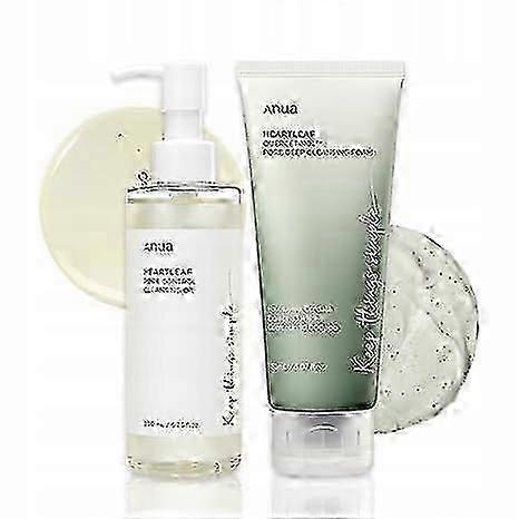 Anua Double Cleansing Set - Oil and Foam for a Deep and Gentle Cleanse