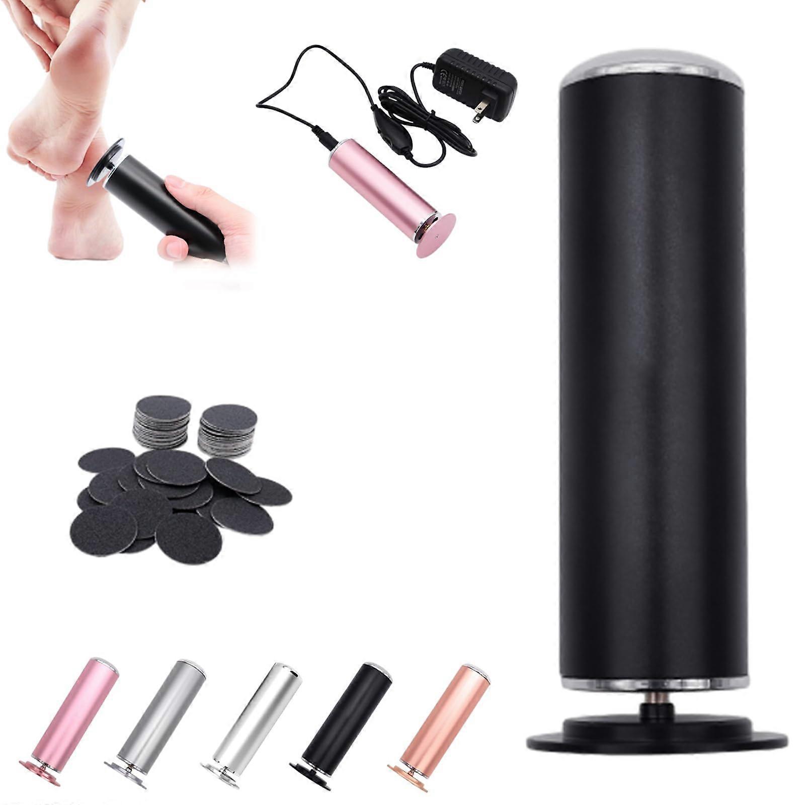 Footglow Callus Remover, Two-Speed, Adjustable, Mild And Strong, Black Style 2, Men And Women