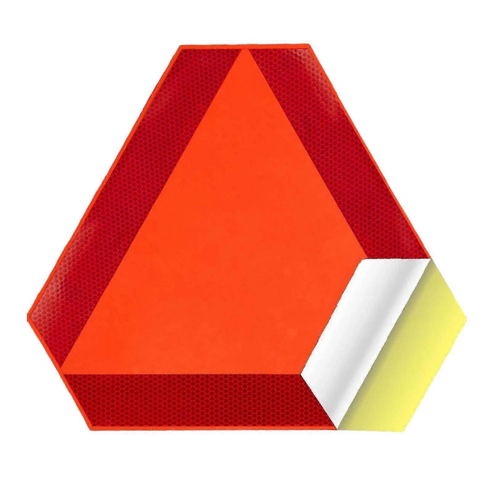 Slow Moving Vehicle Triangle Reflective Sticker Reflective Warning Sign