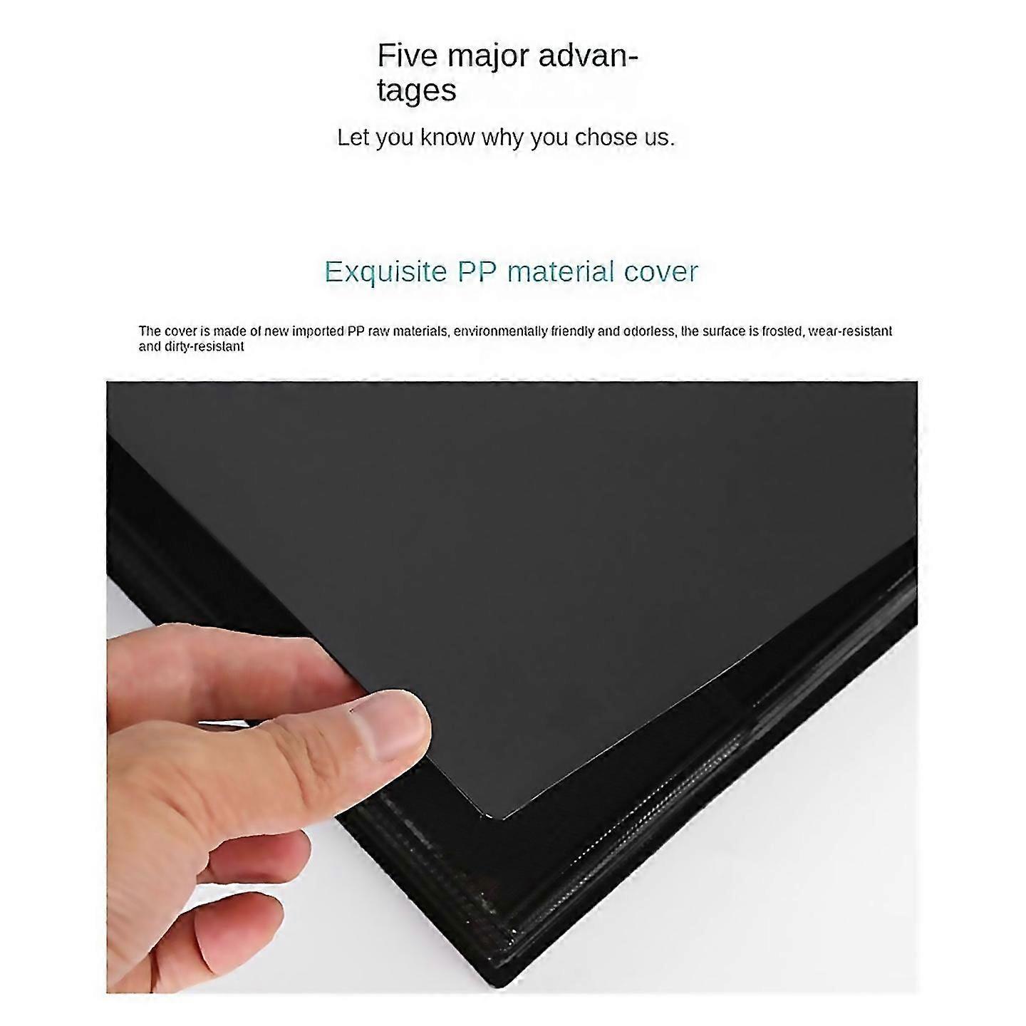 For large capacity card collection book waterproof dustproof White