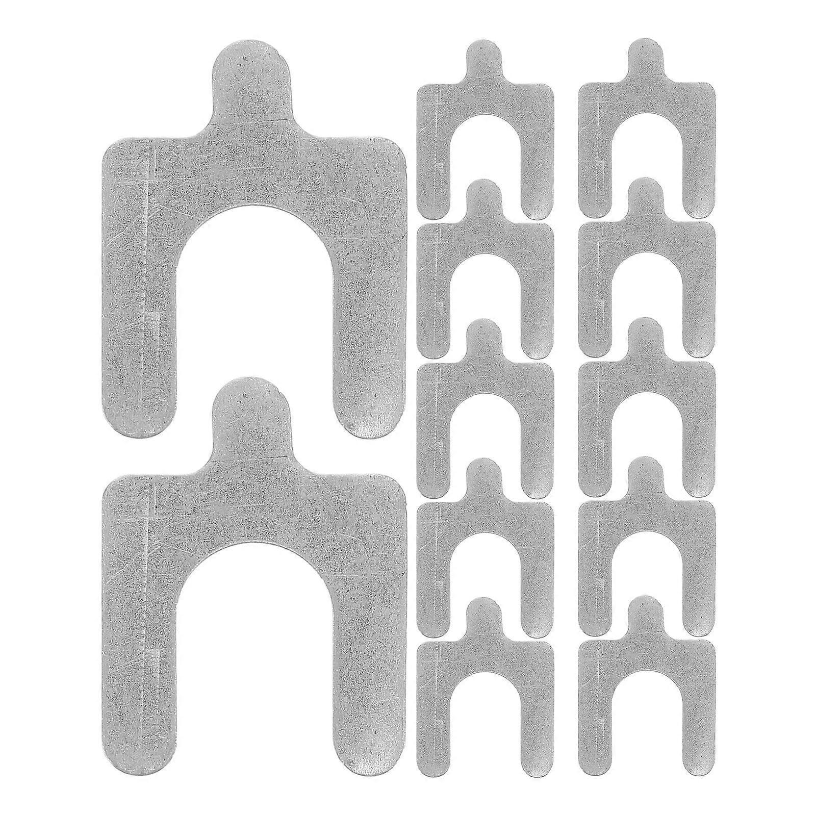 50pcs Auto Alignment Shims Kit Featuring U Type Inserts For Camber Adjustment Complete Wheel Alignment Tools And Front Fork Shims For Accurate Car Pos