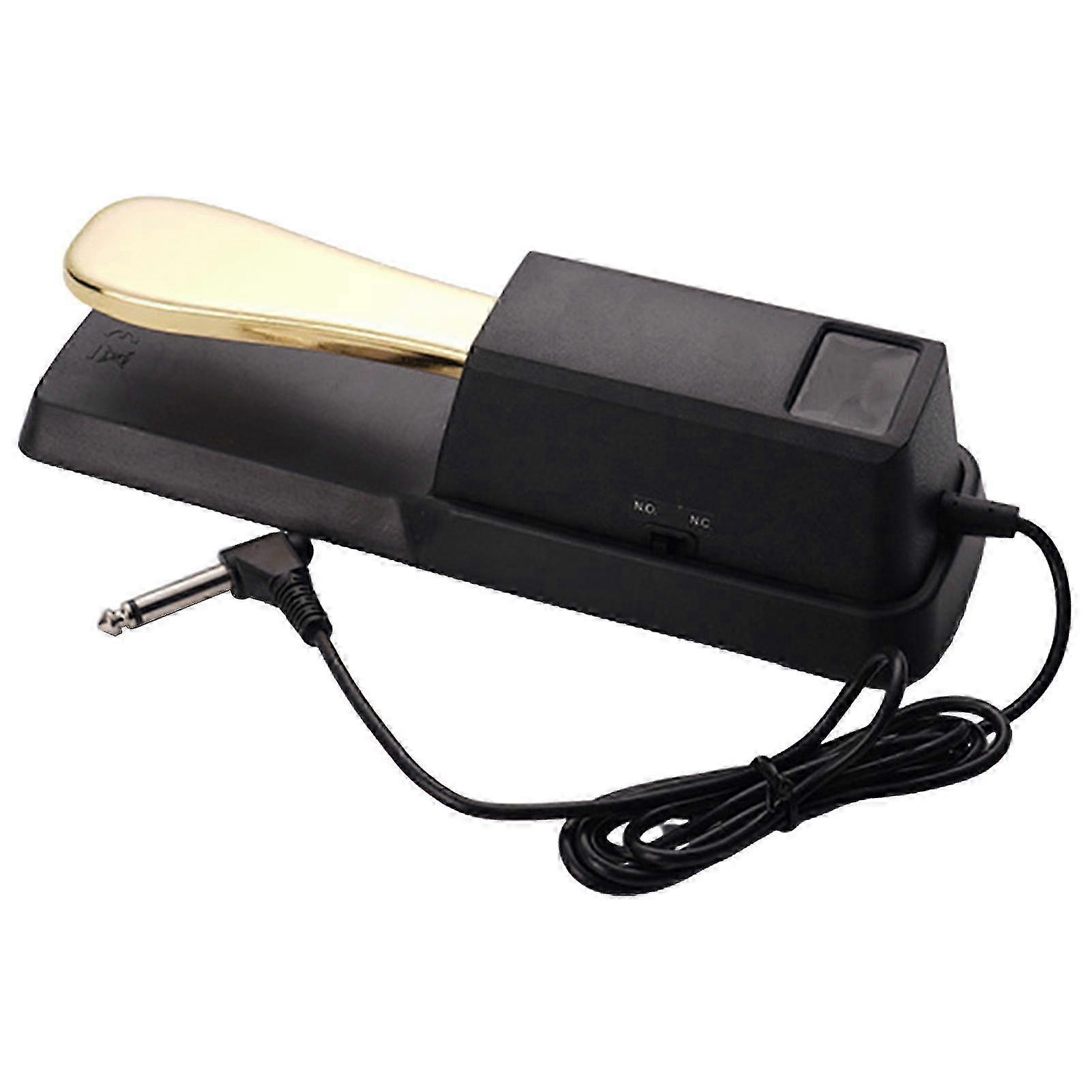 Electrical pianoforte Sustain Pedal Non-slip 6.5mm Connector Universal Electric Digital Metal Foot Musical Instrument Accessories