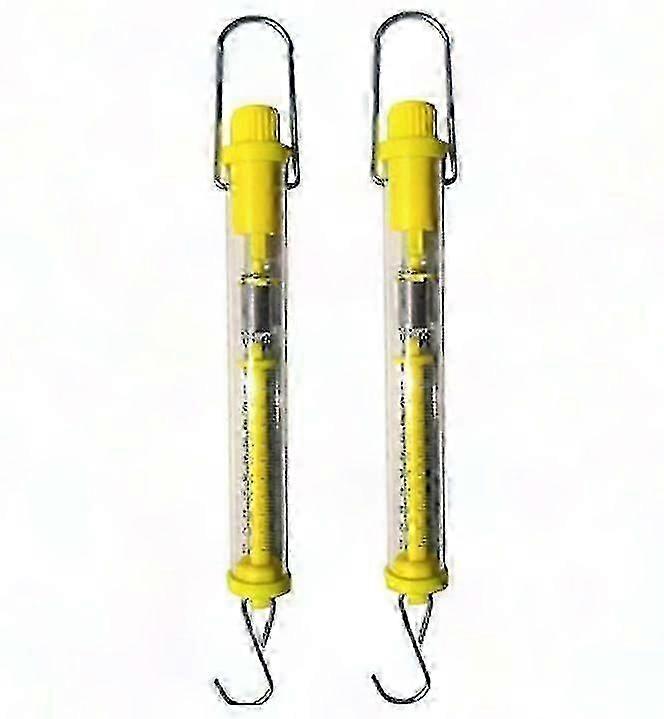 2 Pcs Spring Balance, Torque Spring Scale 5N/500g, Newton Force Meter, Plastic Spring Balance for Physics Lab