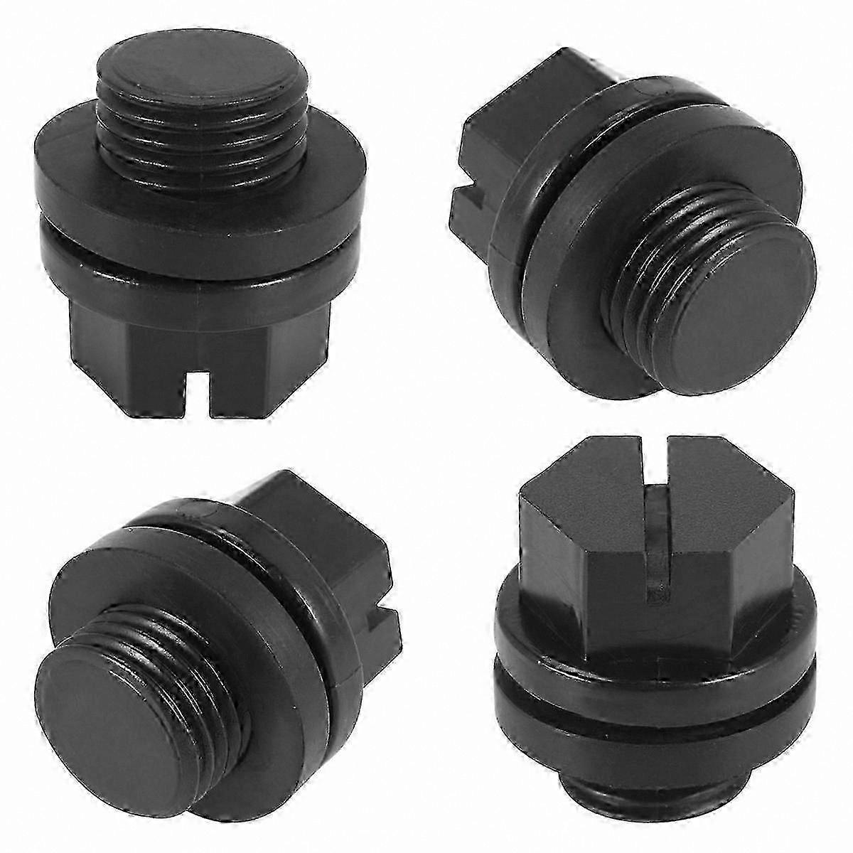 4-Pack Pool Pump Drain Plugs with O-Rings for Filter Replacement