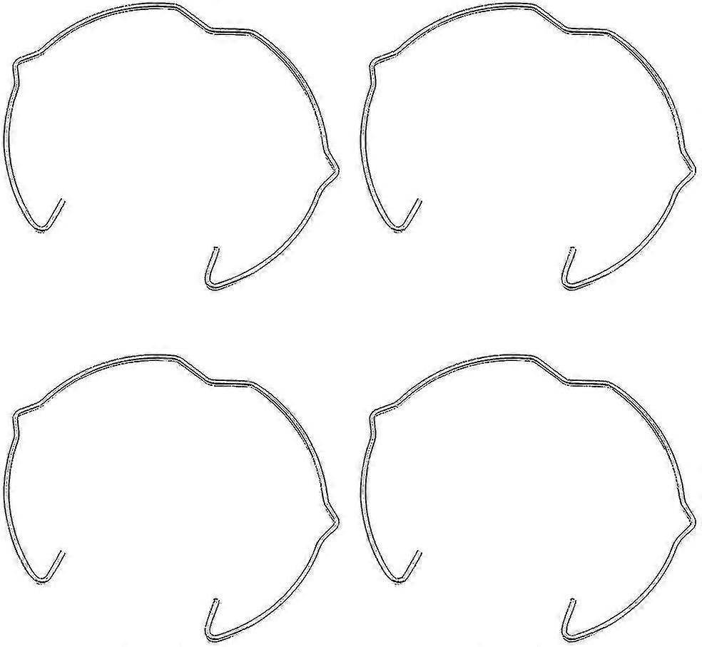 4pcs Retaining Spring Rings Clasp Clips & Led Bulb Holders (PrettyJ)