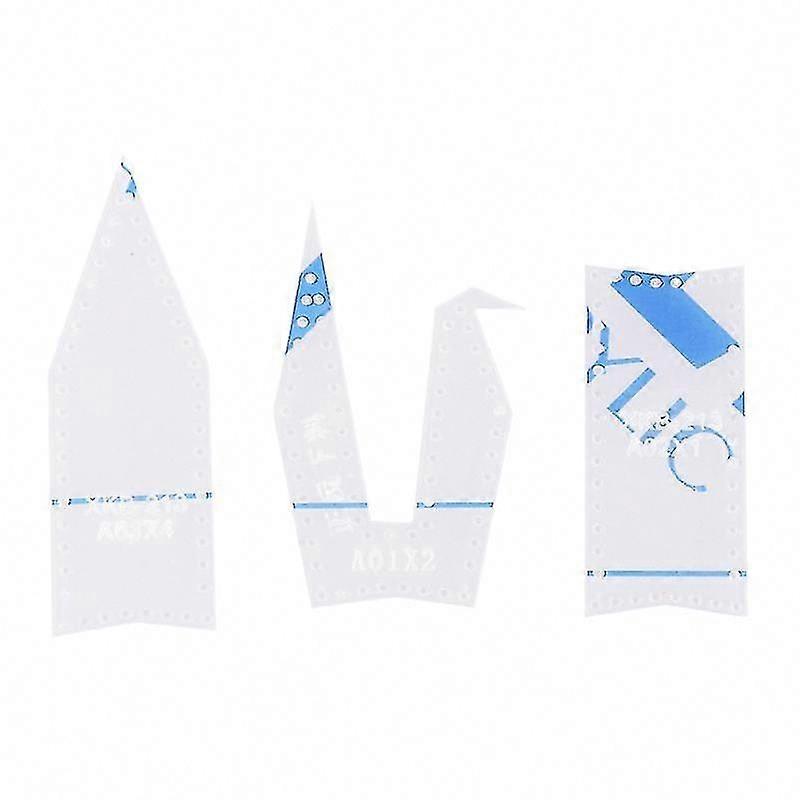 3pcs DIY Paper Crane Template for Origami Crafting