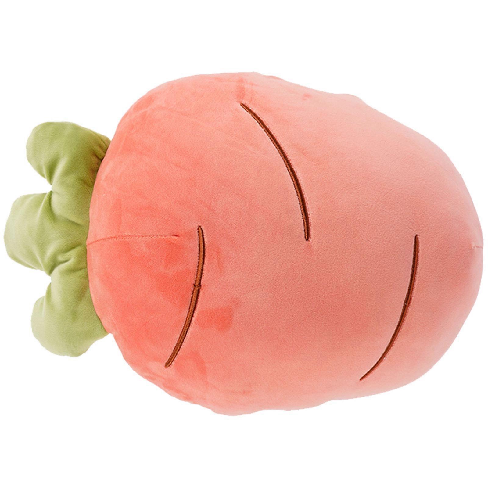 Kawaii Plushies Carrot Hugging Pillow Children's Room Decor Fluffy Material Supporting Lumbar 1Set