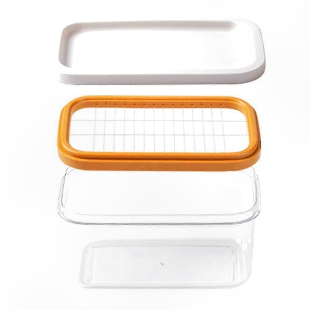 Sealed Butter Dish with Cutter and Slicer for Storage, Refrigerator Cheese Box for Easy Access