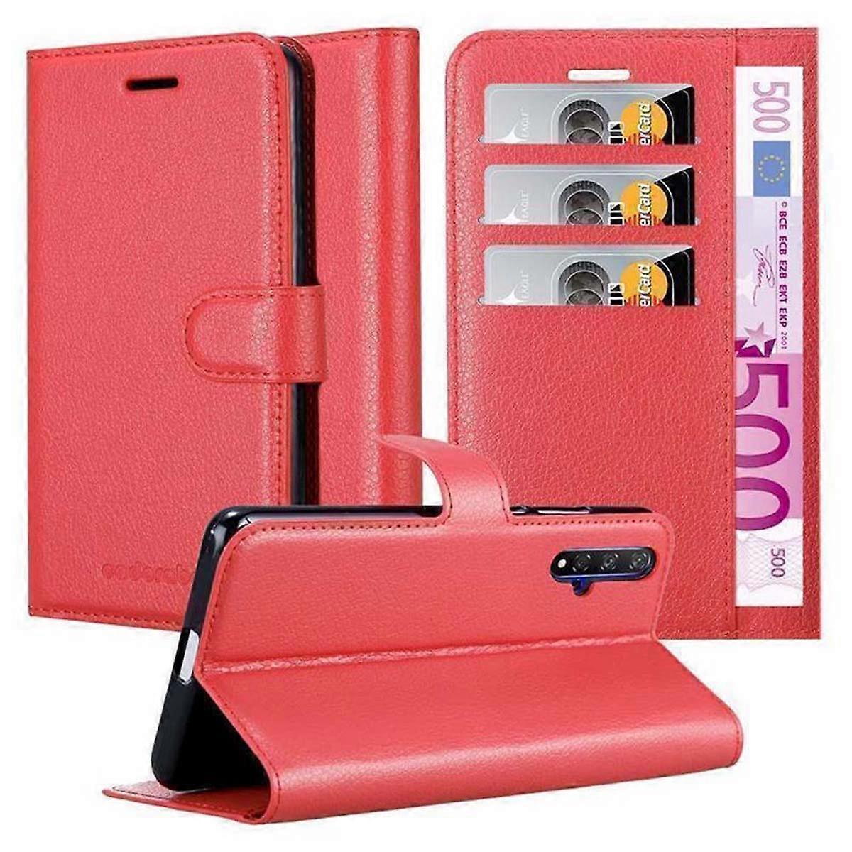 Honor 20 / 20S / Huawei NOVA 5T Case - Protective Case with Card Slots and Stand Function