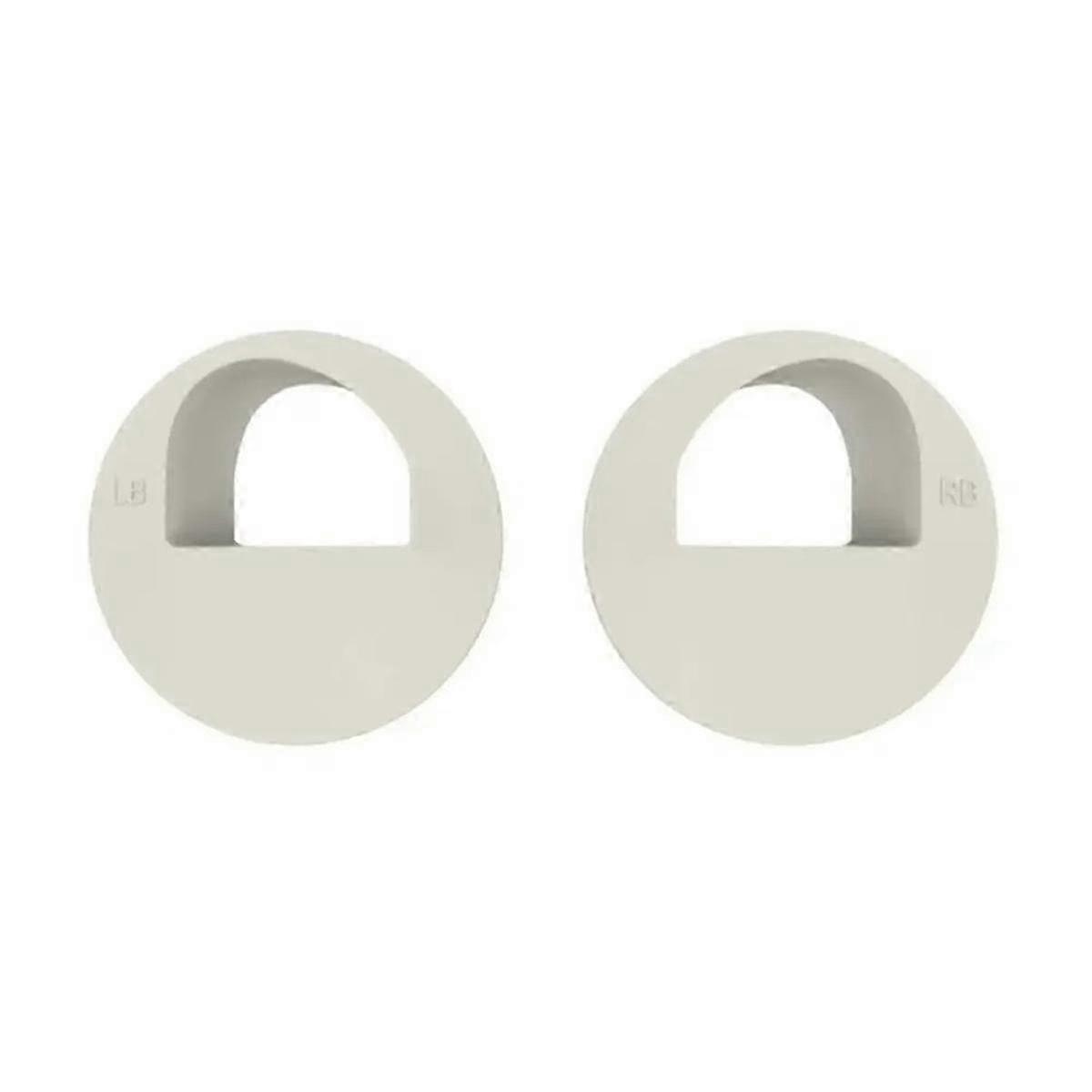 1 Pair Gamepad Stand Holder for LEGION GO Left Right Handle Base Silicone Desktop Stand Handle Storage Bracket White