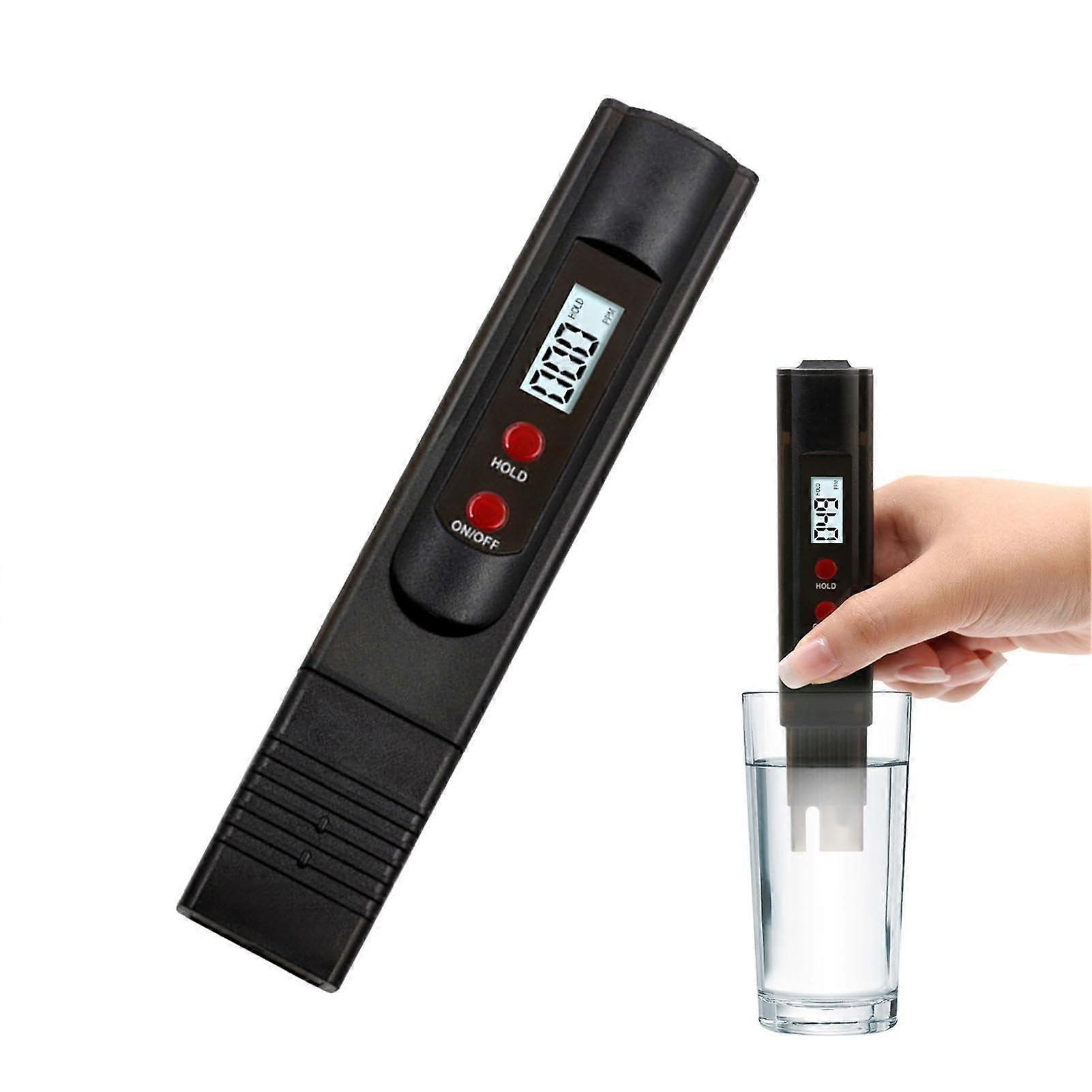TDS Meter Digital Water Tester 0-9990 PPM, Data Lock Function, 2% Readout Accuracy, For Drinking Water, Swimming Pool, Aquariums, RO Water