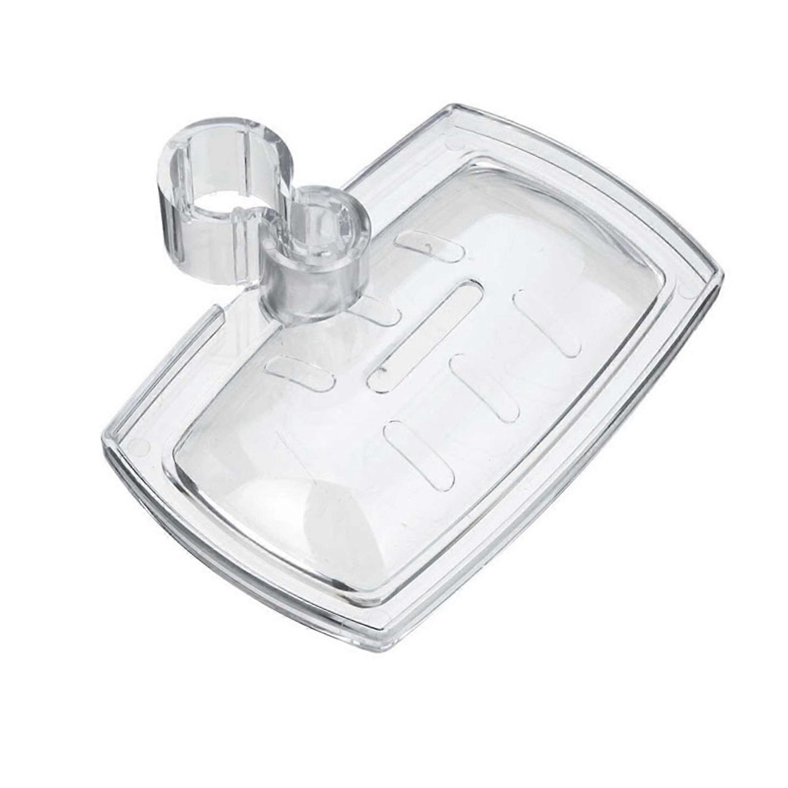 Height Adjustable Shower Rod with Soap Dispenser Bathroom Accessory Quick Install Space Saving Soap Brackets for Home Multicolor