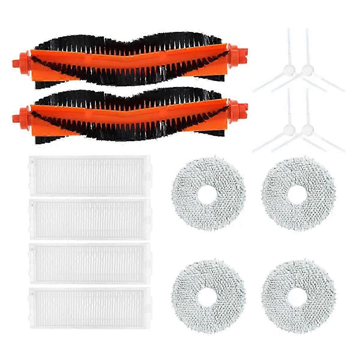 Suitable for Xiaomi Mijia Self-Cleaning Robot 2 C101 Series Replacement Roller Side Brush HEPA Filter Mop Cloth