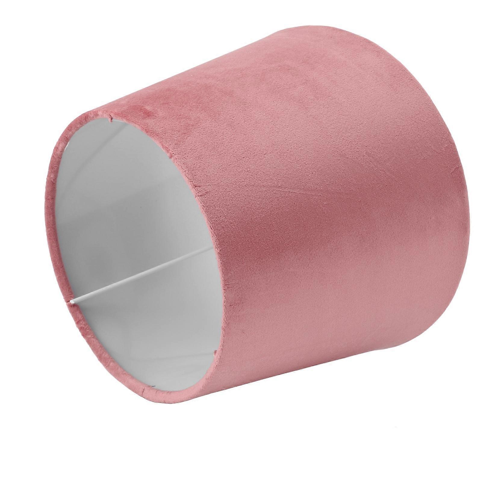 Velvet Conical Fabric Lampshade E27 E14 Maroon 21.5cm x16cm