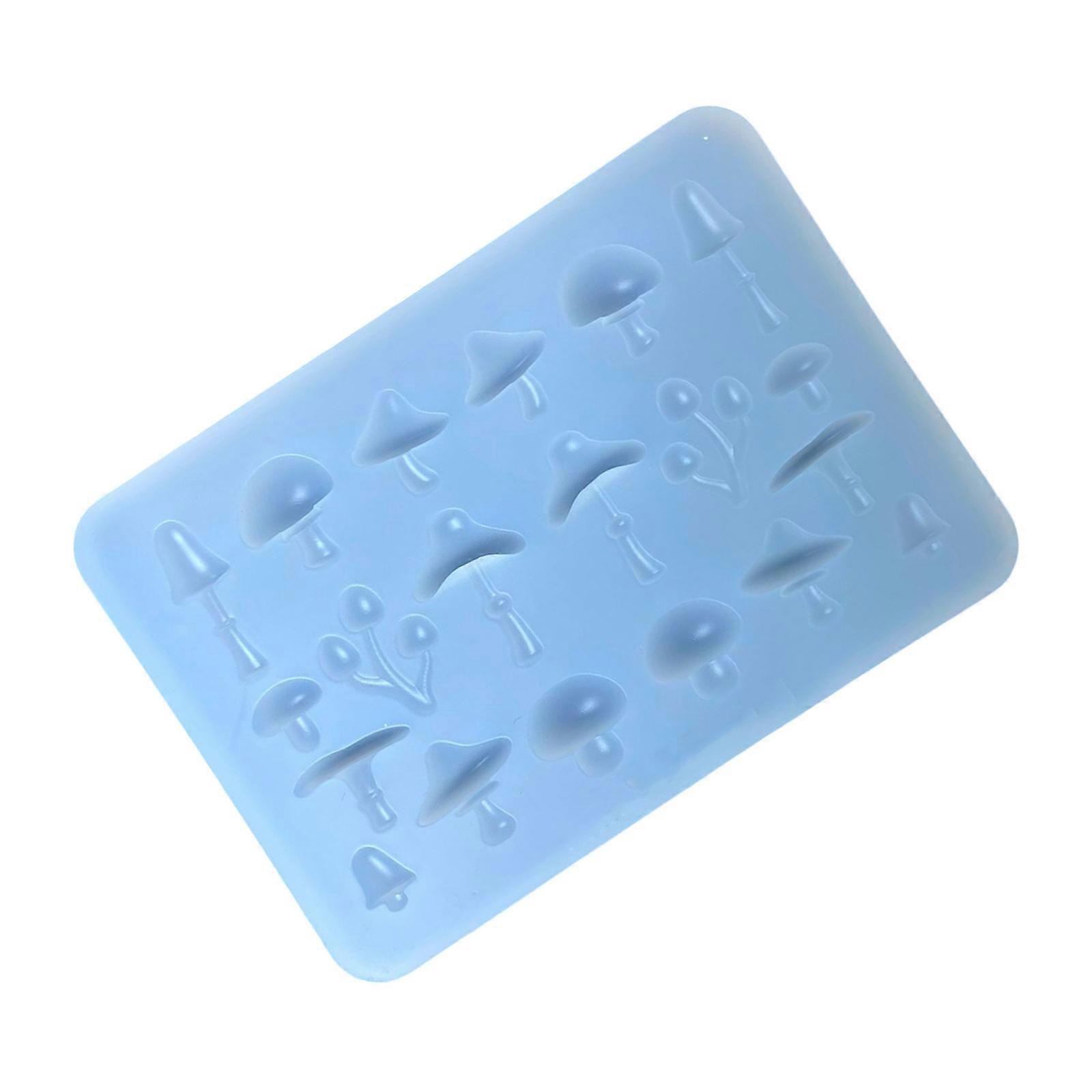 Reusable Silicone Mold with Realistic Mushroom Design Crafting Keychain Molds Suitable for Creative Gift Making Charm Multicolor