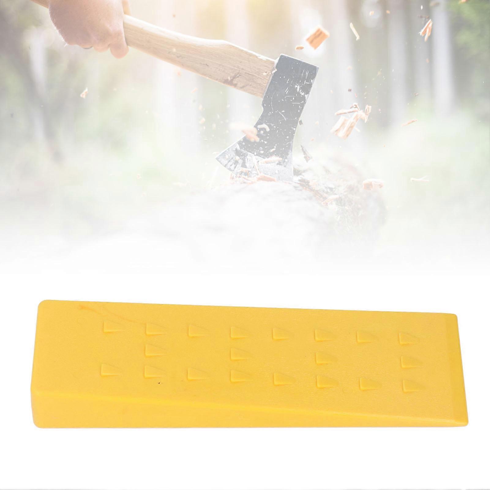 Felling Wedge 10in ABS Plastic Yellow for Tree Cutting & Logging Tools