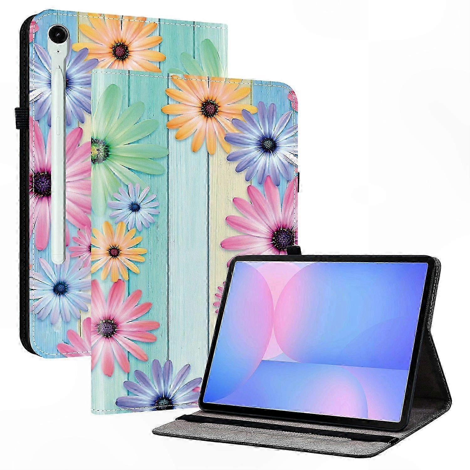 Patterned Tablet Cover with Stand & Card Slots for 10 Inch Tablets