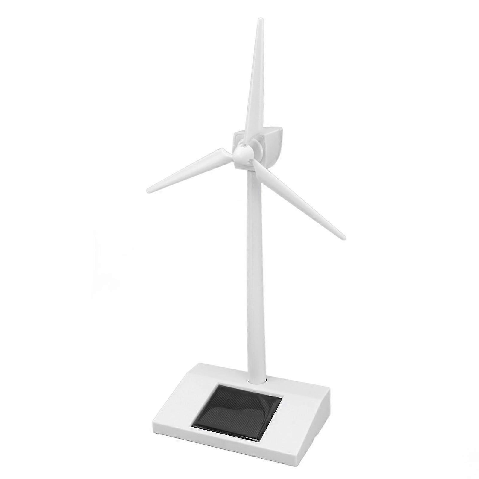 2025 Solar Powered Wind Model DIY Ornament Decoration Science Teaching Educational Desk Windmill Model