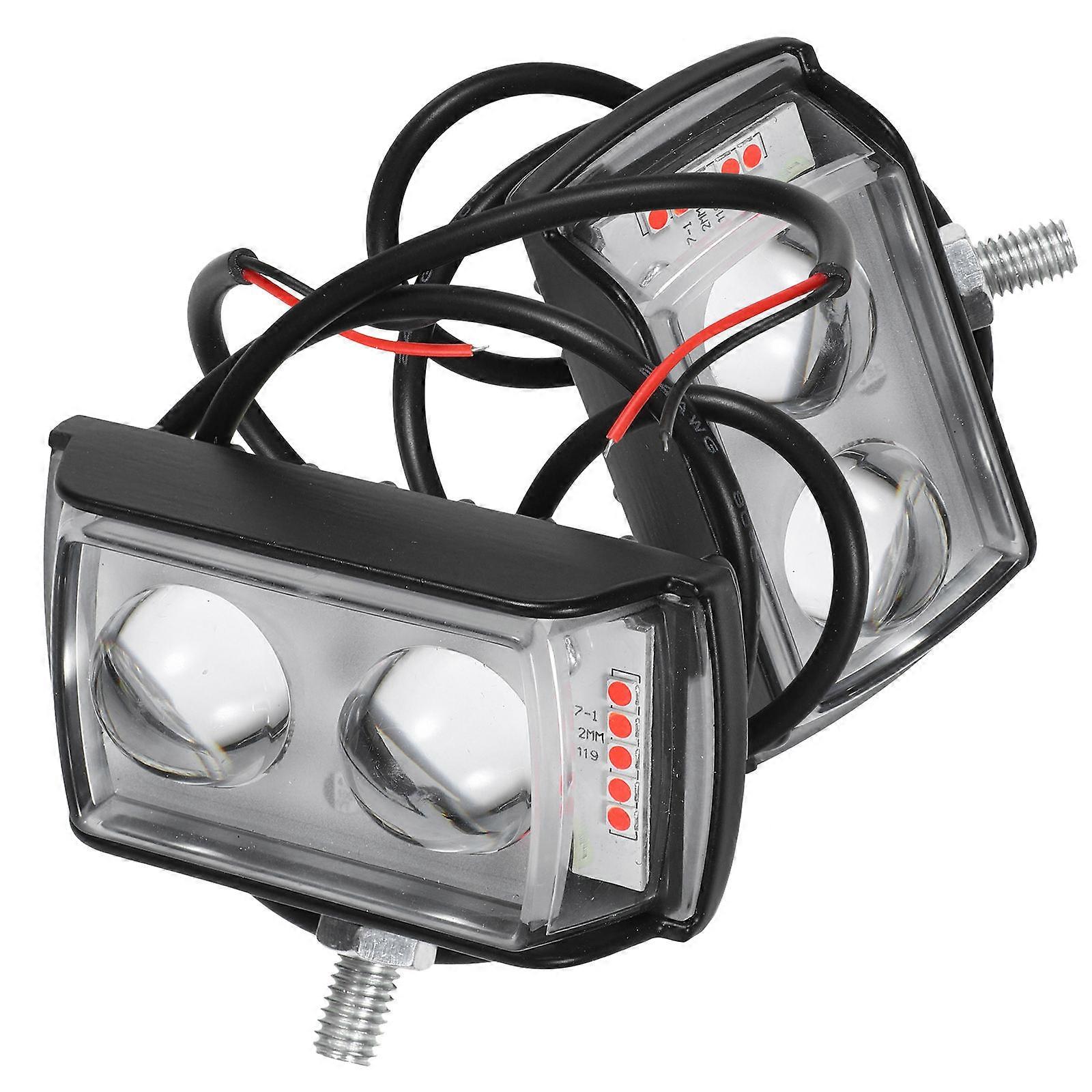 OffRoad Lights for Trucks and Cars with Aluminum Color Powerful Spotlights for Lighting 1 Pair