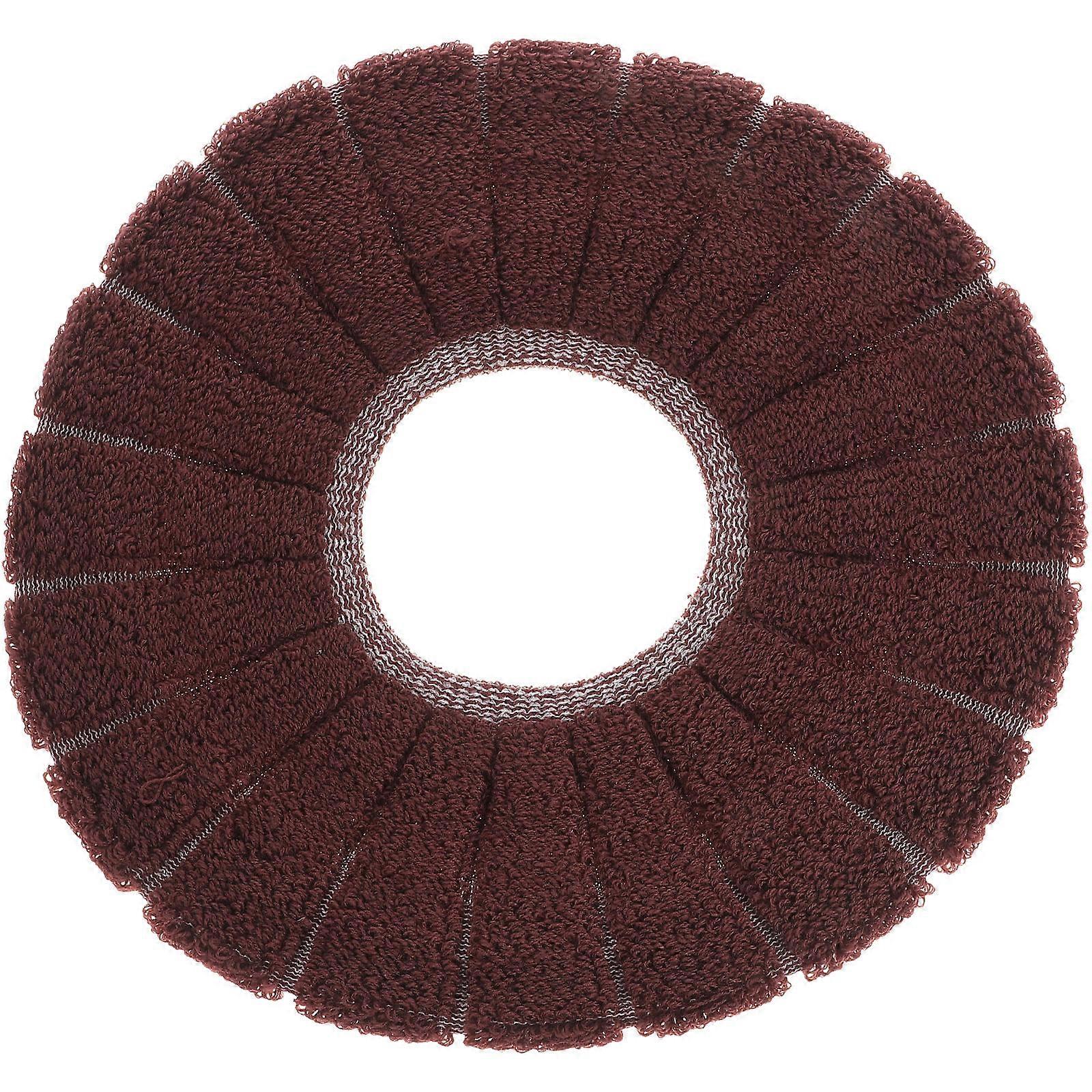 Toilet Seat Warm Cover Pads For Bathroom Winter Round Shape Beige Thicker Warmer 1Pack