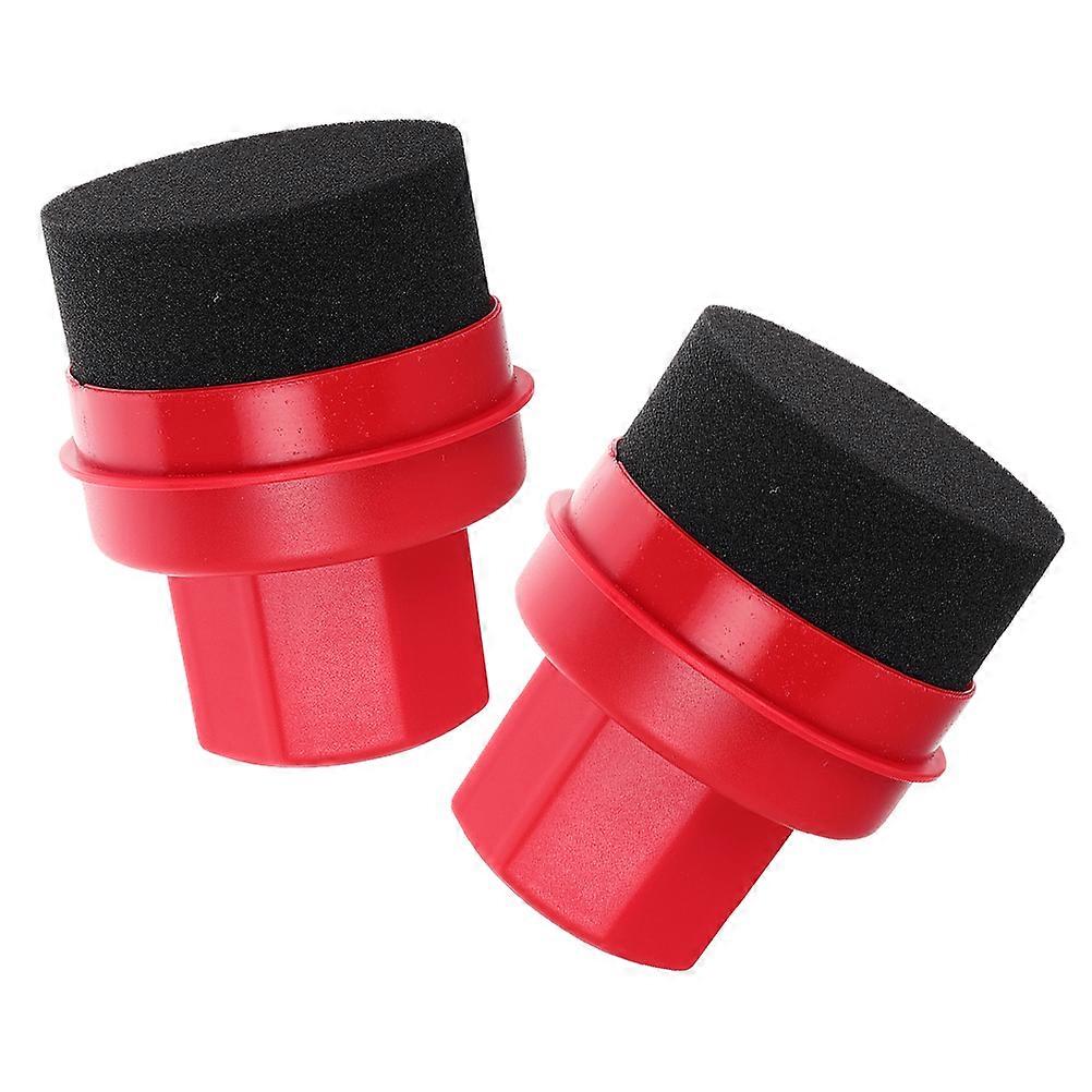 2PCS Car Polishing Pads Kit for Windscreen Wheels Detailing Sponges